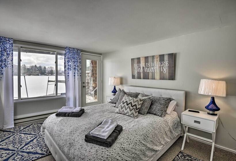 Waterfront Deruyter Home W/ Private Dock!