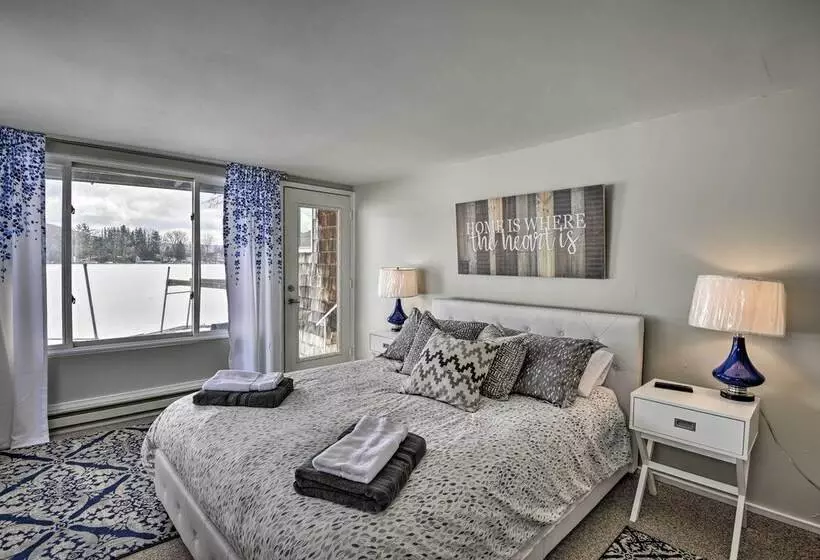 Waterfront Deruyter Home W/ Private Dock!