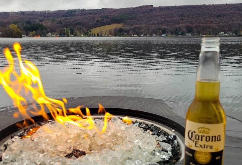 Waterfront Deruyter Home W/ Private Dock!