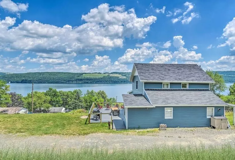 Watkins Glen Lakeview Cottage W/ Waterfall!