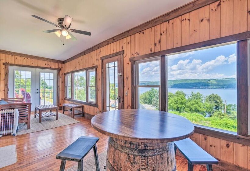 Watkins Glen Lakeview Cottage W/ Waterfall!