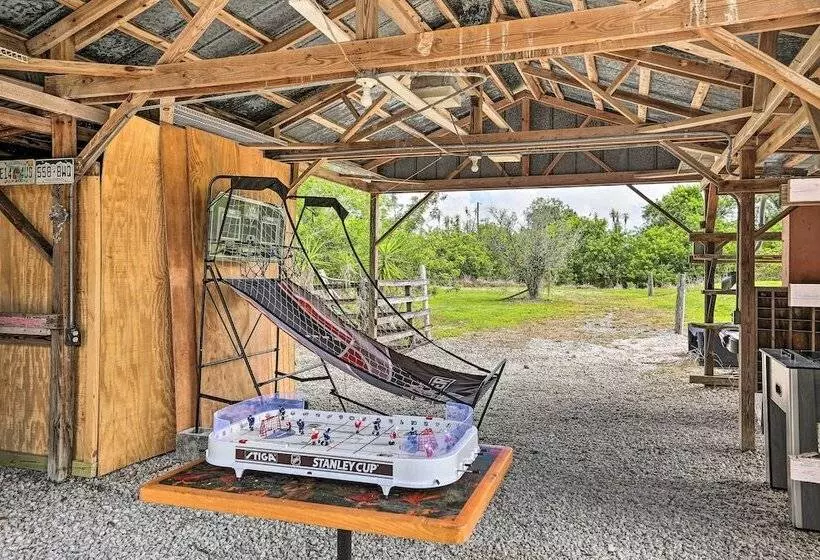 Authentic Clewiston Home W/ Outdoor Game Area