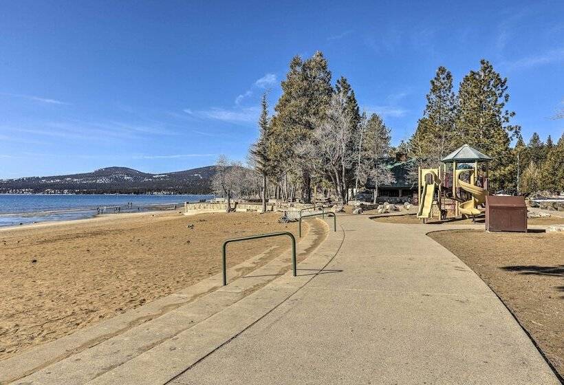 Dog Friendly Kings Beach Log Cabin W/ Hot Tub!