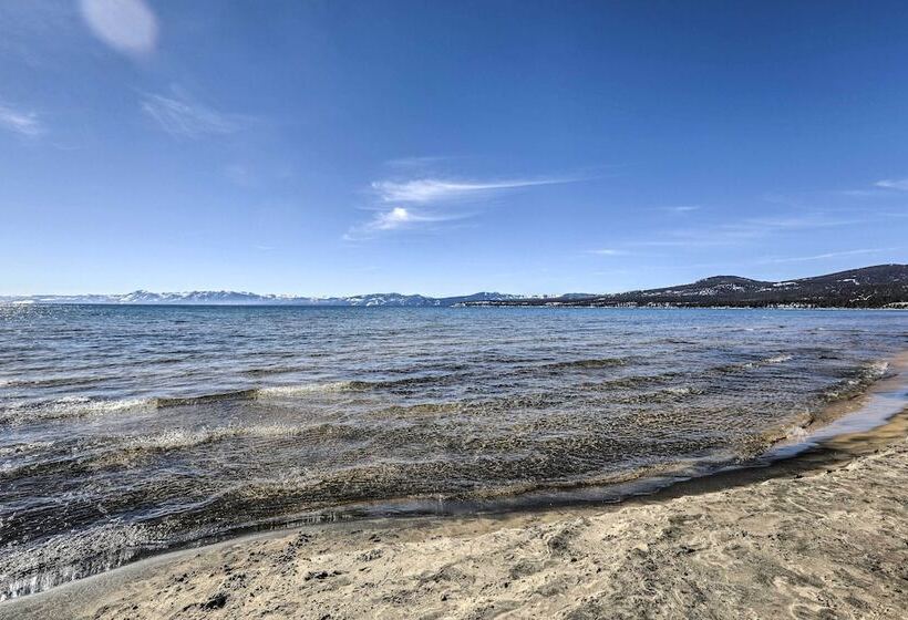 Dog Friendly Kings Beach Log Cabin W/ Hot Tub!