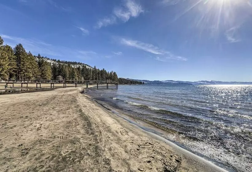 Dog Friendly Kings Beach Log Cabin W/ Hot Tub!