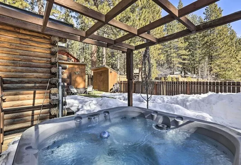 Dog Friendly Kings Beach Log Cabin W/ Hot Tub!
