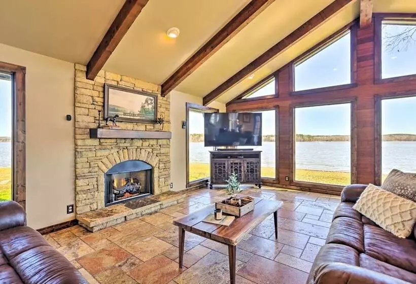 Lay Lake Access & Views: Expansive Shelby Home!