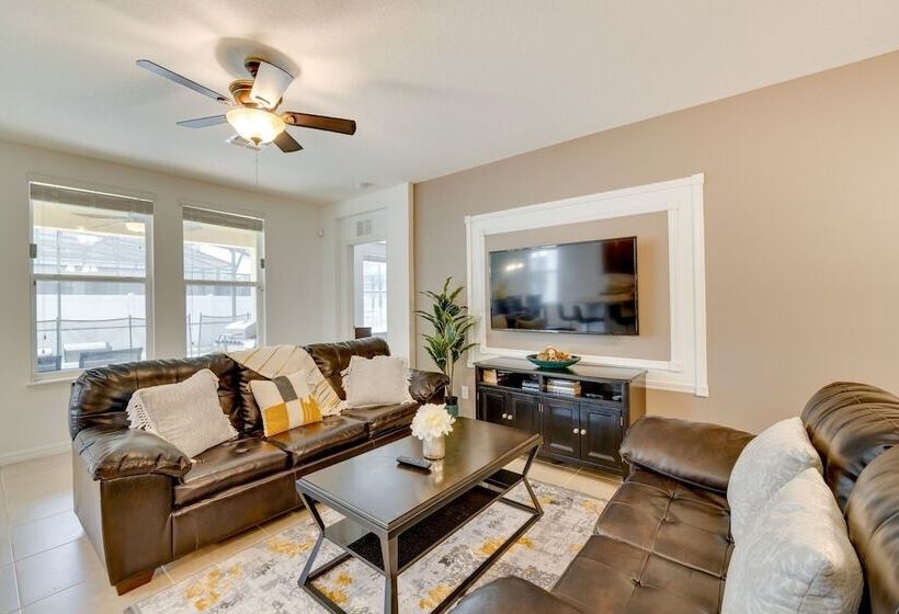 Central Family Home W/ Lanai < 10 Mi To Disney!