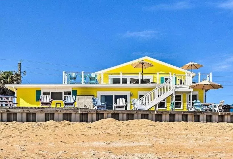 Flagler Beach Oceanfront Haven W/ Hot Tub!
