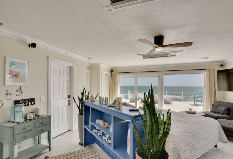 Flagler Beach Oceanfront Haven W/ Hot Tub!