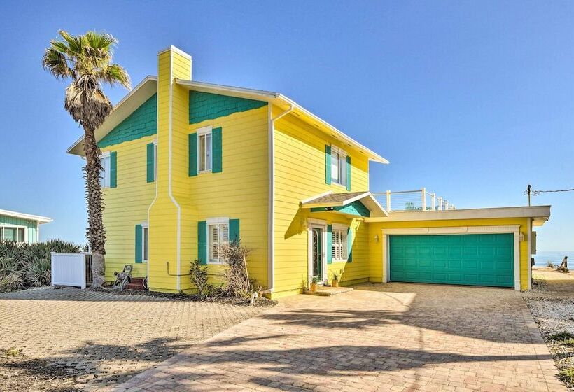 Flagler Beach Oceanfront Haven W/ Hot Tub!