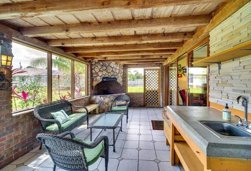 Fort Pierce Vacation Rental: Walk To Beach & Jetty