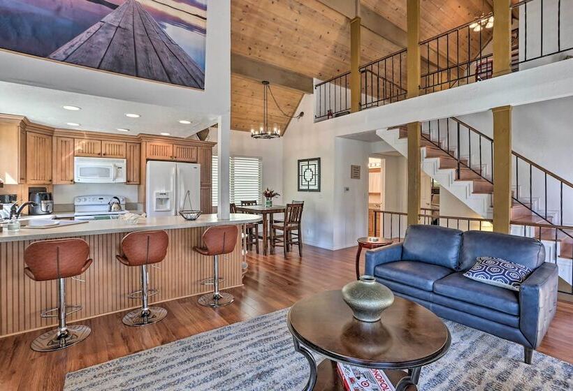 Lake & Mountain View Home: Walk To Downtown!