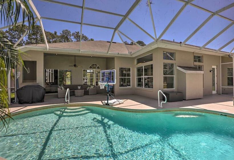Upscale Palm Coast Home W/ Pool: 7 Mi To Beaches!