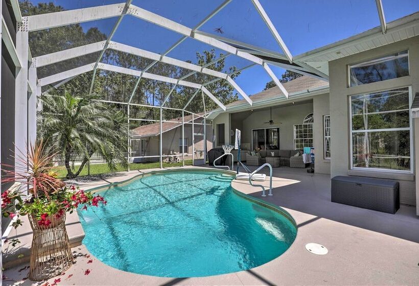 Upscale Palm Coast Home W/ Pool: 7 Mi To Beaches!