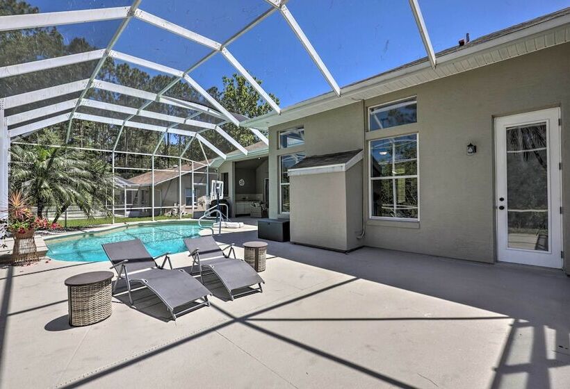 Upscale Palm Coast Home W/ Pool: 7 Mi To Beaches!