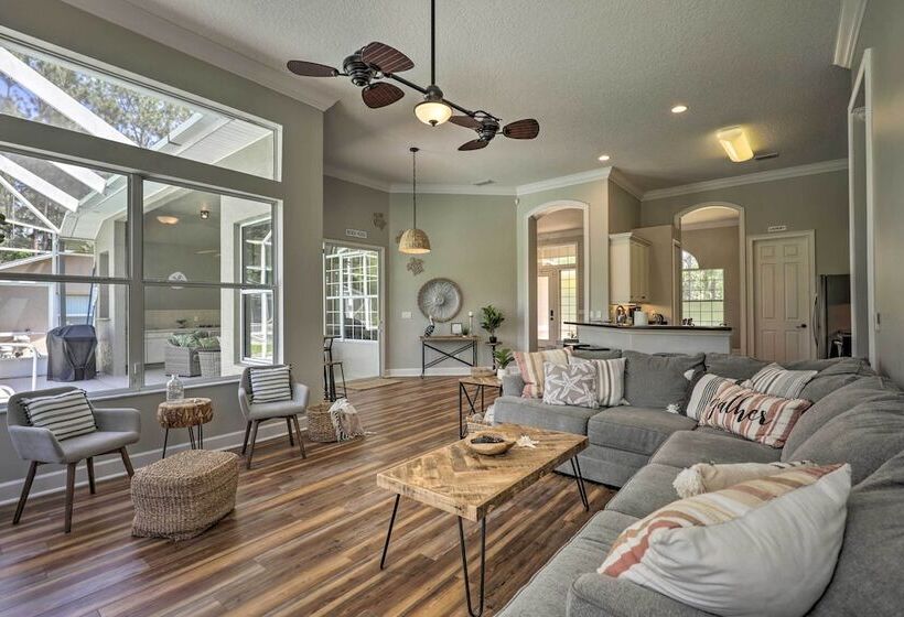 Upscale Palm Coast Home W/ Pool: 7 Mi To Beaches!