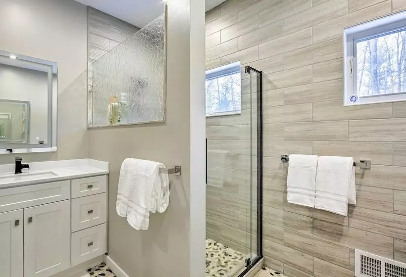 Modern Chic Interlochen Home W/ Deck & Game Room!