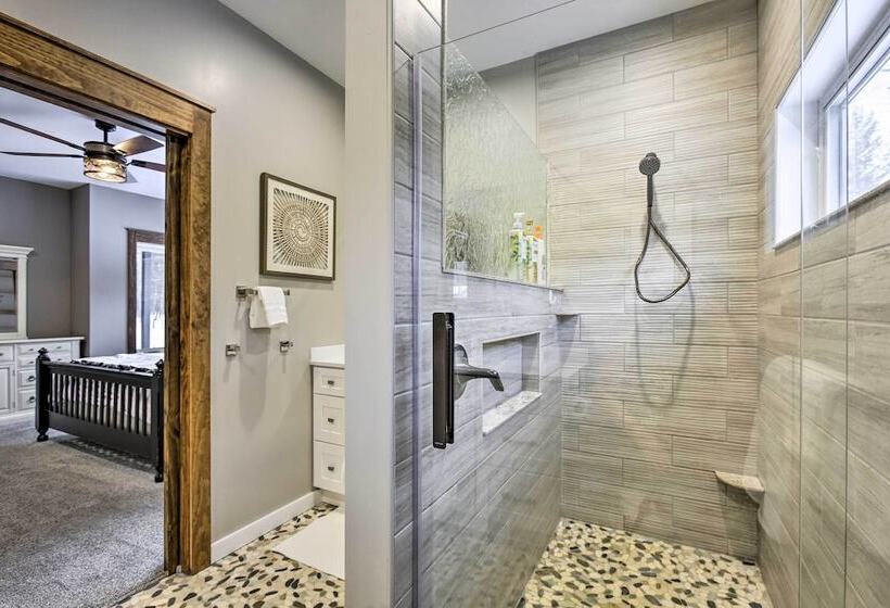 Modern Chic Interlochen Home W/ Deck & Game Room!