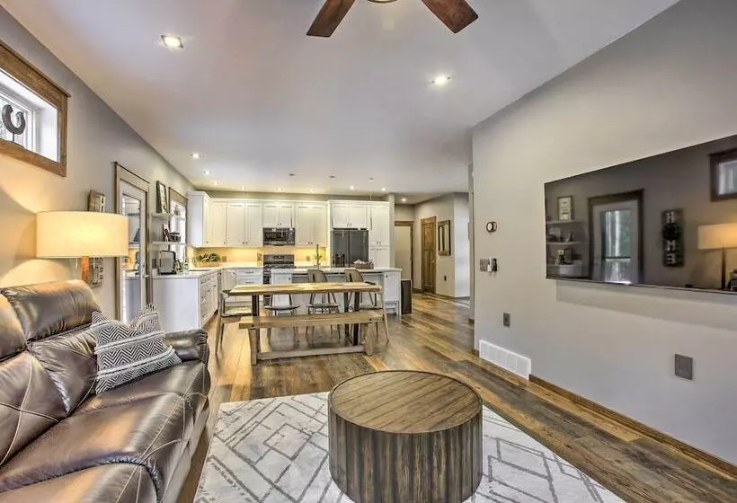 Modern Chic Interlochen Home W/ Deck & Game Room!