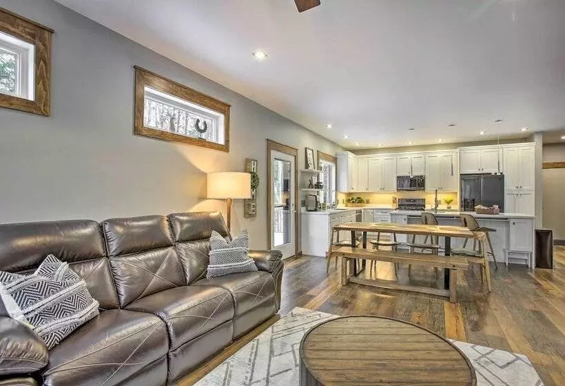 Modern Chic Interlochen Home W/ Deck & Game Room!