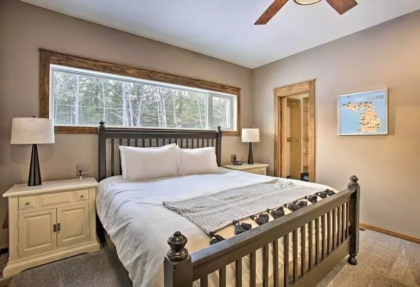 Modern Chic Interlochen Home W/ Deck & Game Room!