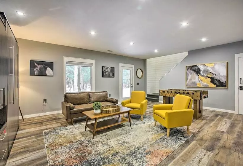 Modern Chic Interlochen Home W/ Deck & Game Room!