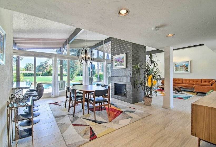 Palm Springs Oasis W/ Pool & Golf Course Views!