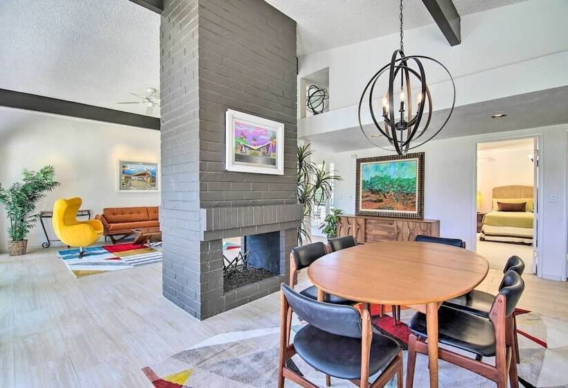 Palm Springs Oasis W/ Pool & Golf Course Views!