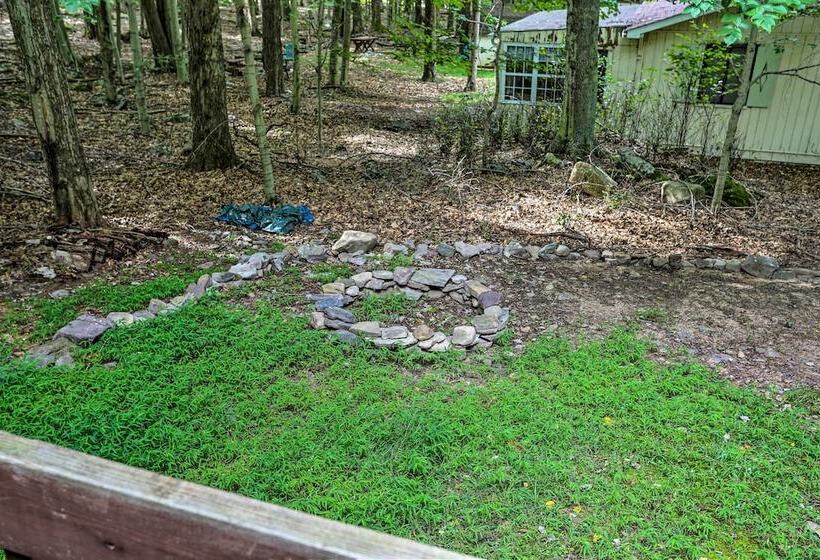 Pocono Log Cabin: Fireplace, Fire Pits & Amenities