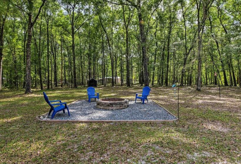 Serene Live Oak Home W/ Fire Pit By River + Sosmp!