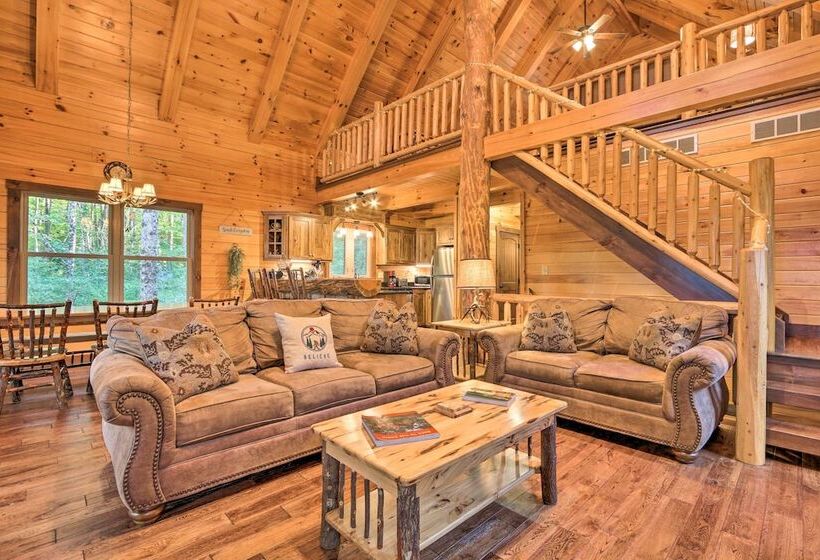 Serenity Now  Cabin W/ Fire Pit + Game Room!