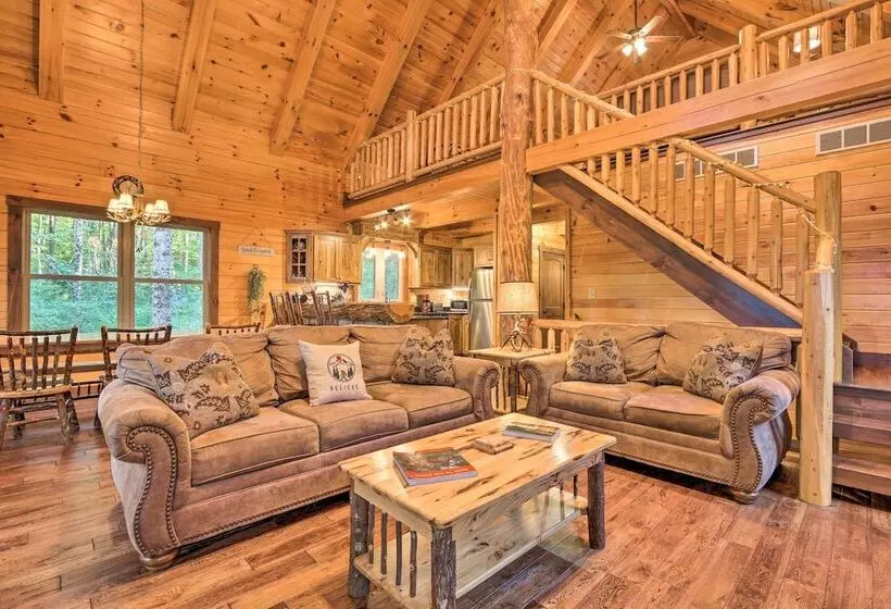 Serenity Now  Cabin W/ Fire Pit + Game Room!