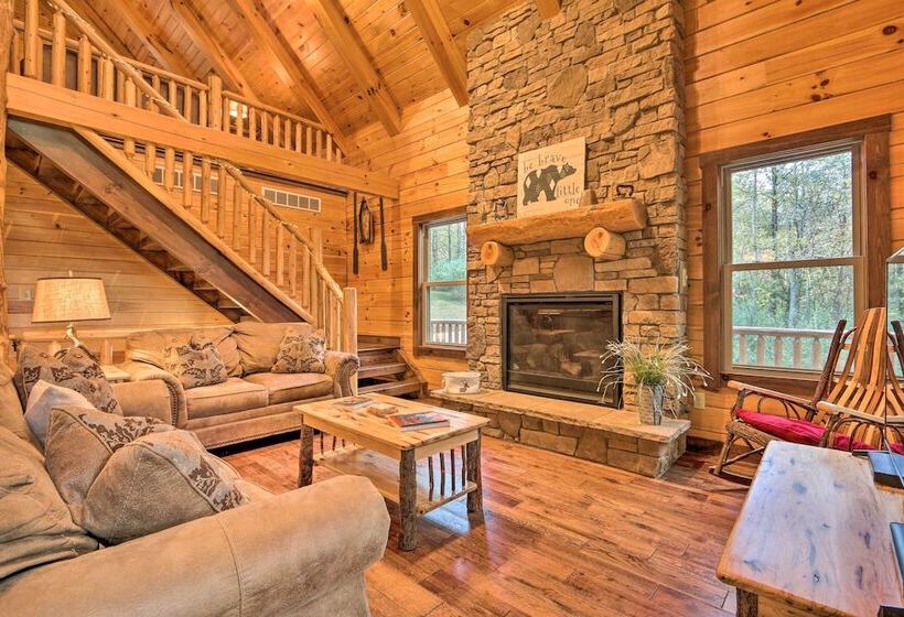 Serenity Now  Cabin W/ Fire Pit + Game Room!