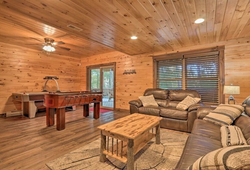 Serenity Now  Cabin W/ Fire Pit + Game Room!