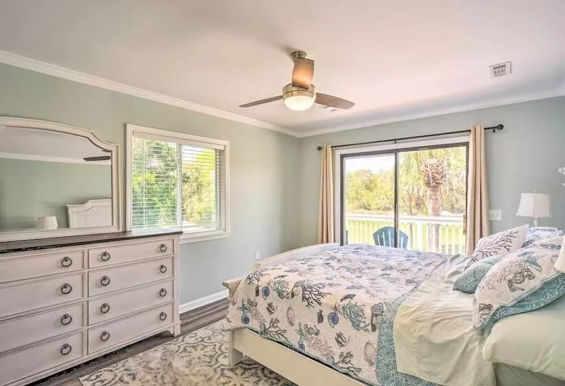 Sunny Edisto Island Duplex   Half Mile To Beach!