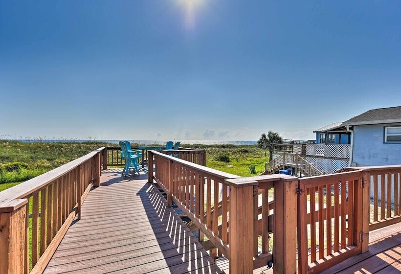 Oceanfront Amelia Island Cottage Near State Park!