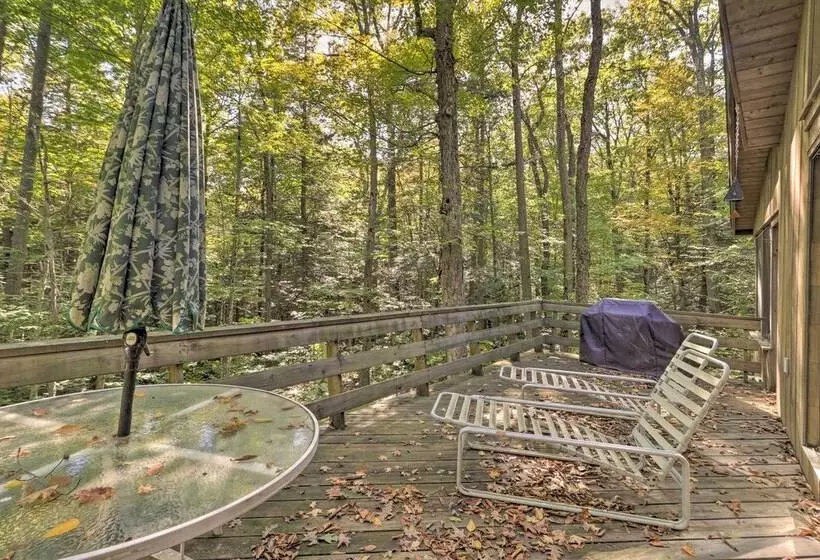 Cabin W/ 3 Acres, Tennis Courts: By 4 Ski Mtns