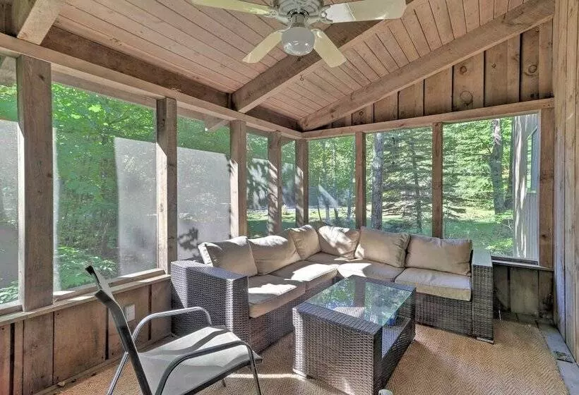 Cabin W/ 3 Acres, Tennis Courts: By 4 Ski Mtns