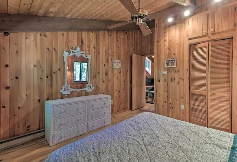 Cabin W/ 3 Acres, Tennis Courts: By 4 Ski Mtns