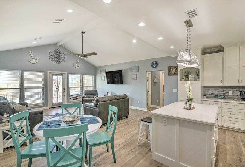 Walk To Shore: Coastal Escape In Crystal Beach!