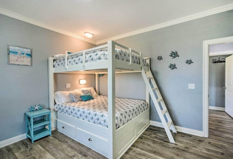 Walk To Shore: Coastal Escape In Crystal Beach!