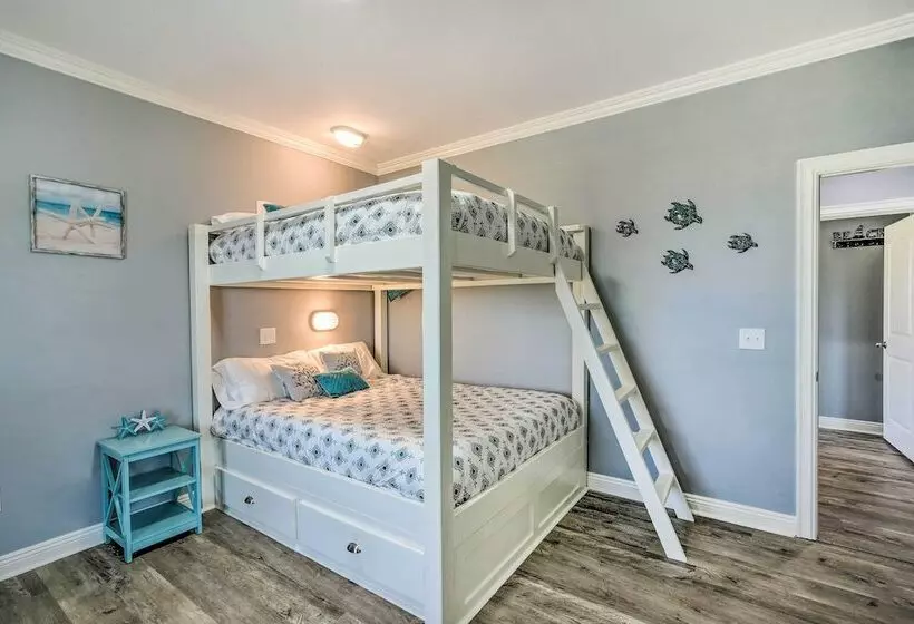 Walk To Shore: Coastal Escape In Crystal Beach!