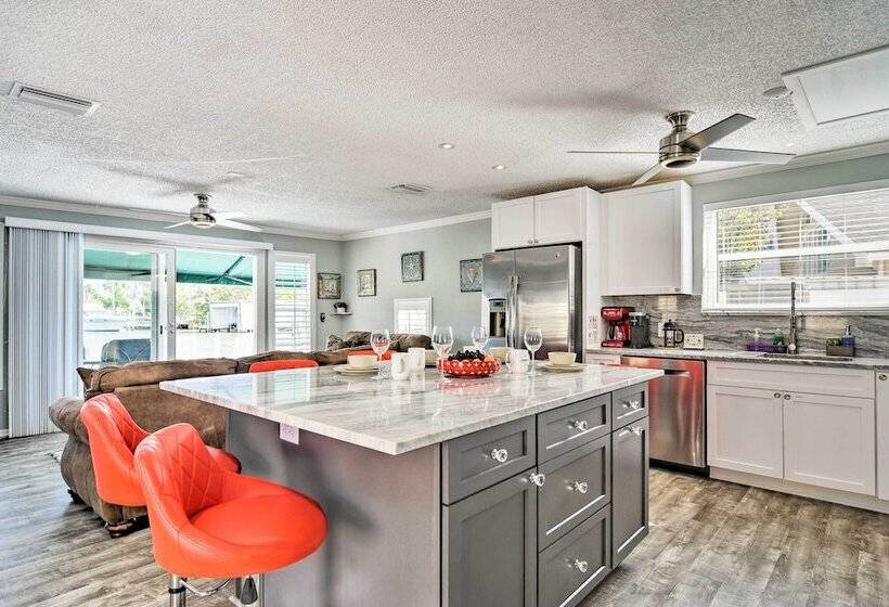 Indian Rocks Beach Home: Dock, Beach & Pool Access