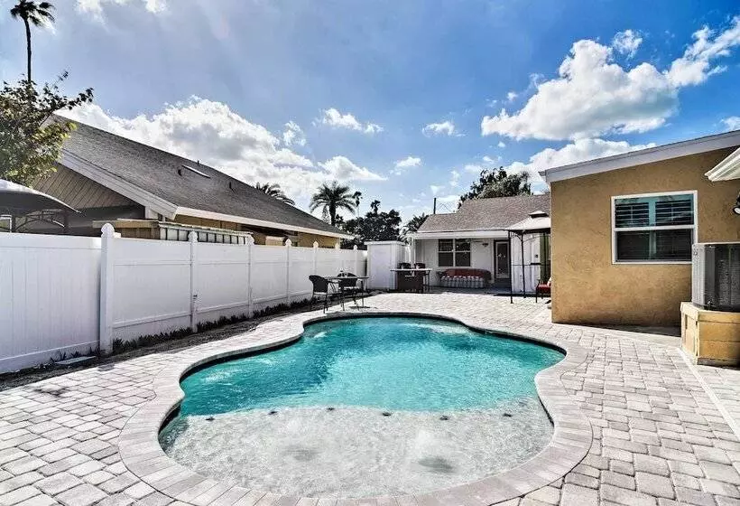 Indian Rocks Beach Home: Dock, Beach & Pool Access