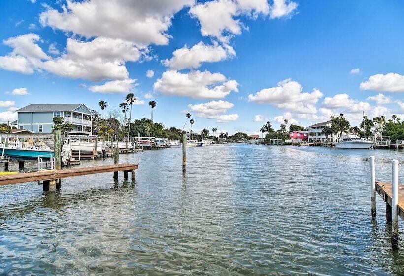 Indian Rocks Beach Home: Dock, Beach & Pool Access