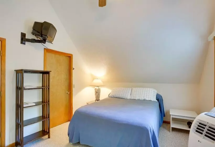 Interlochen Lakehouse W/ Deck, Fire Pit, & Dock!