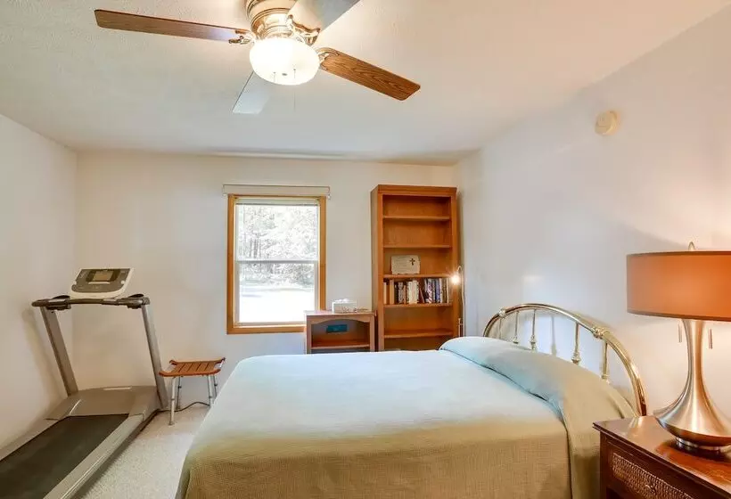 Interlochen Lakehouse W/ Deck, Fire Pit, & Dock!