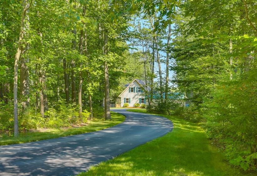 Interlochen Lakehouse W/ Deck, Fire Pit, & Dock!