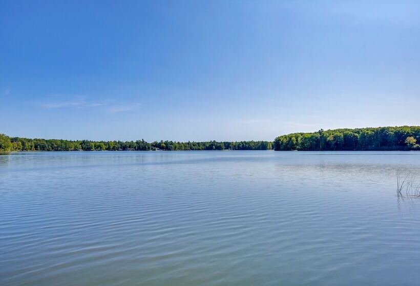 Interlochen Lakehouse W/ Deck, Fire Pit, & Dock!